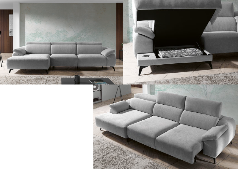 SOFA Y CHAISE LONGUE ELBA SOTO CONFORT