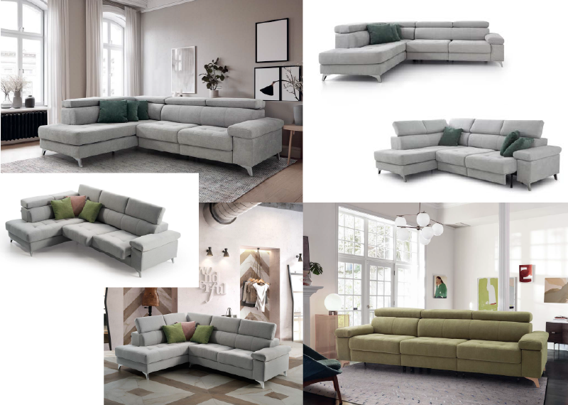 SOFA Y CHAISE LONGUE POLA SOTO CONFORT